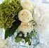 Floral Centerpiece With Pearls and Crystal